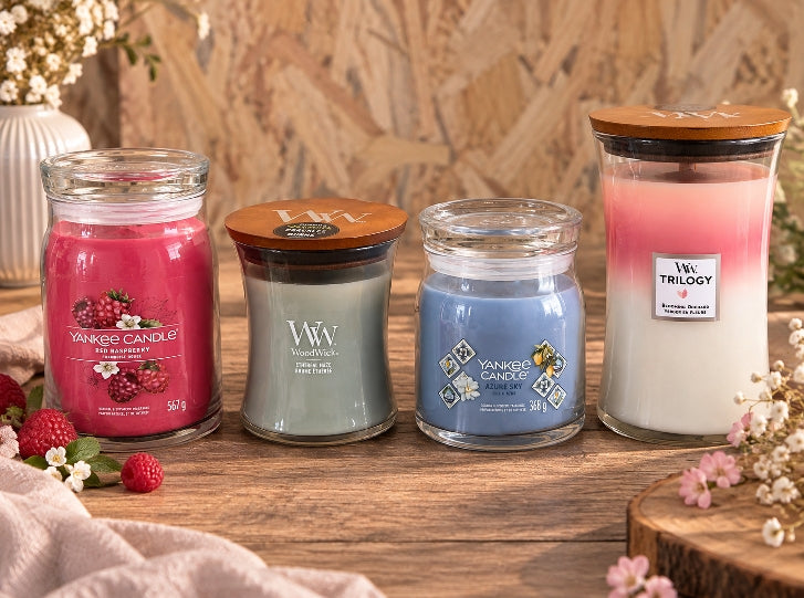 Bougies YanKee Candle / Woodwick