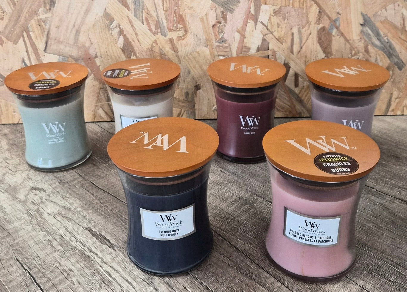 Bougie WoodWick – Jarre moyenne